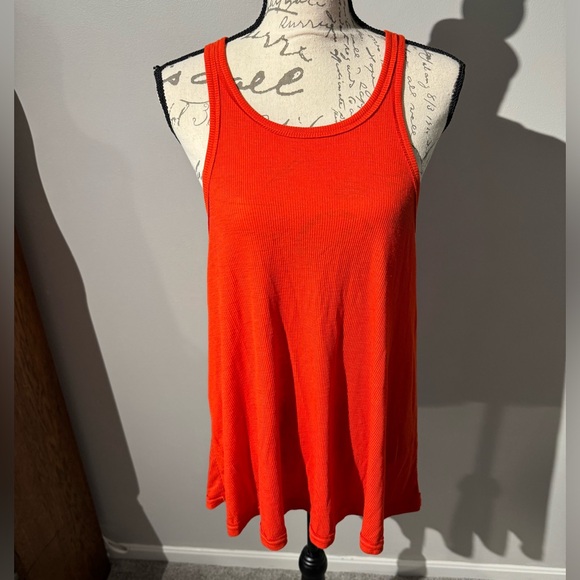 Free People Intimates bright orange tank size XL - Picture 1 of 4